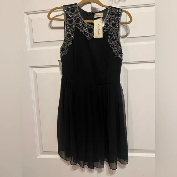 lace and beads black dress Black V Neck Tulle Lace Beads Long Prom Dress, Black Tulle Evening Dresses US 10 / Custom Color